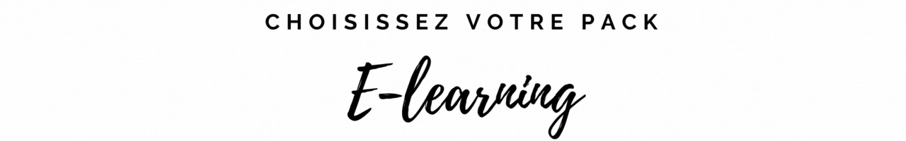 Choisissez votre pack e-learning